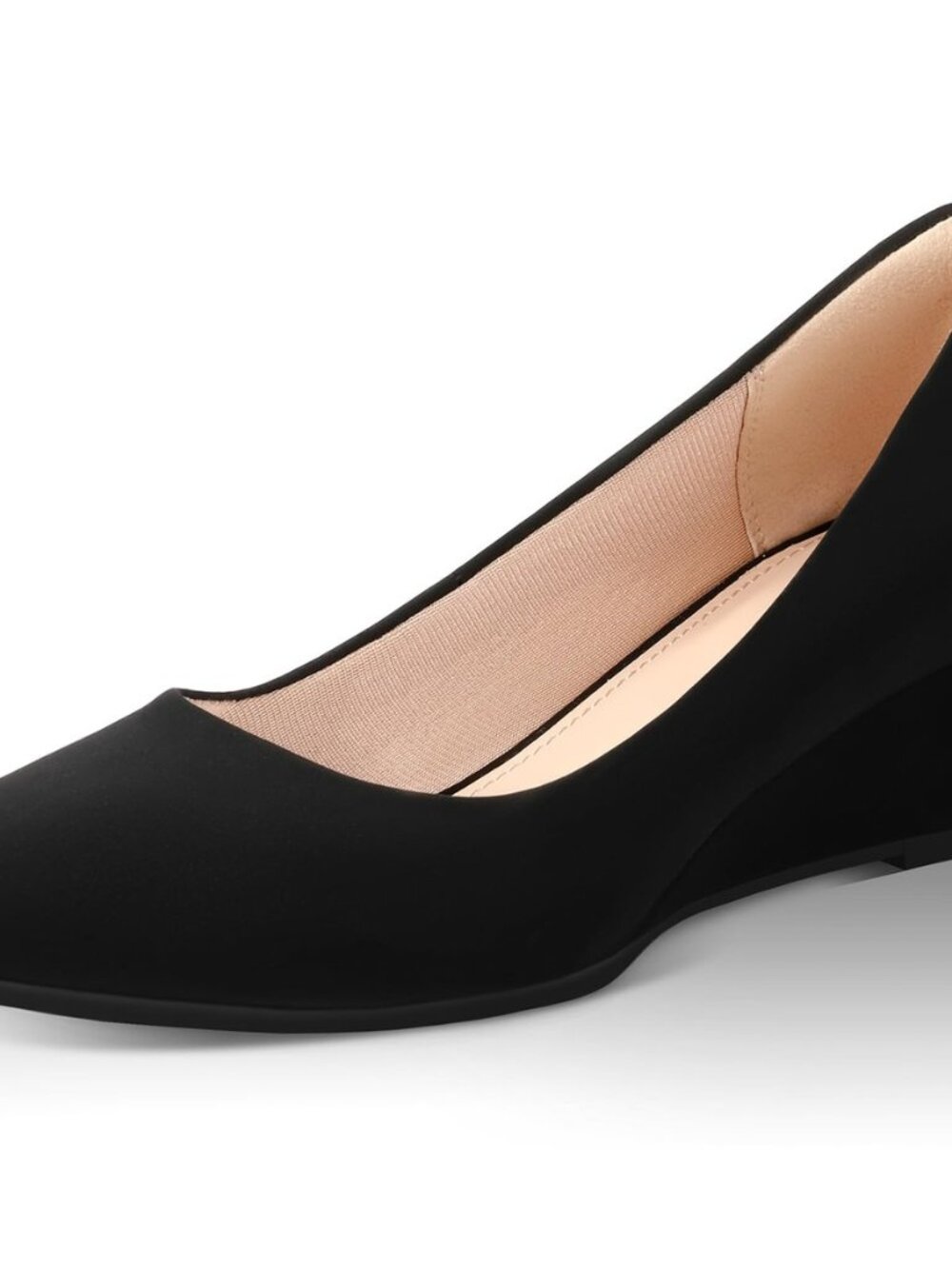 Women's Wedge Heels 2 Inch Closed Toe Dress Pumps